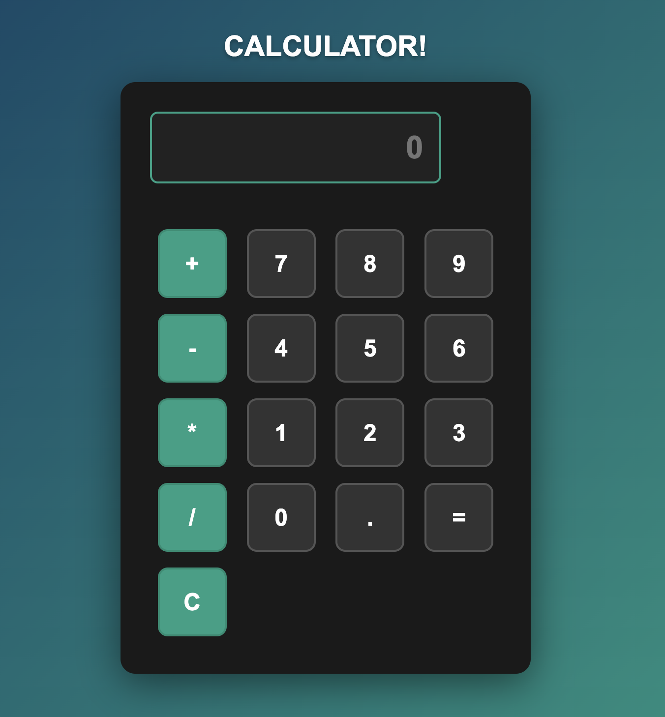 Project Calculator